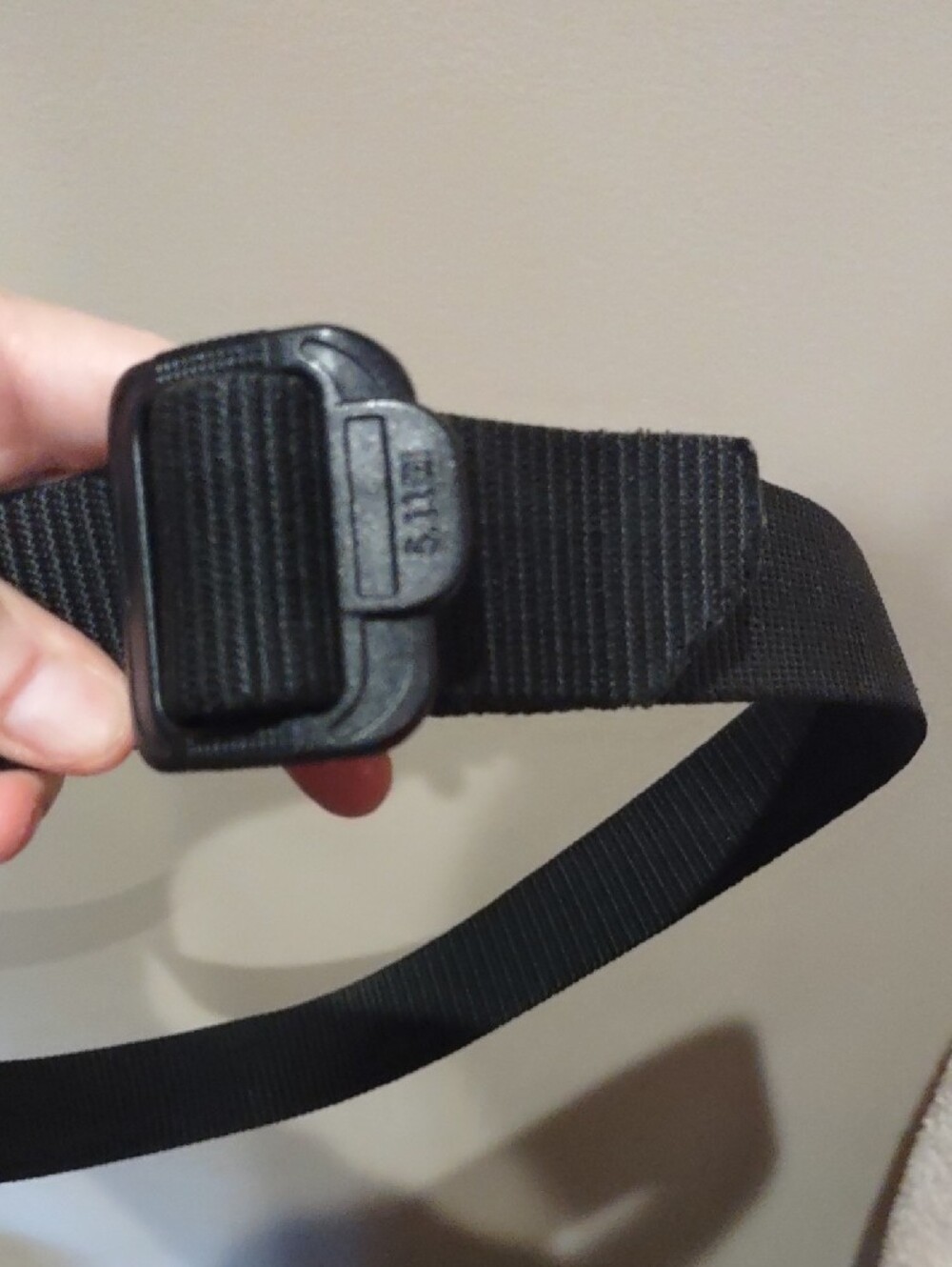 5.11 Tactical Black Heavy-Duty Nylon Duty Belt Adjustable, Large TDU - Picture 4 of 5